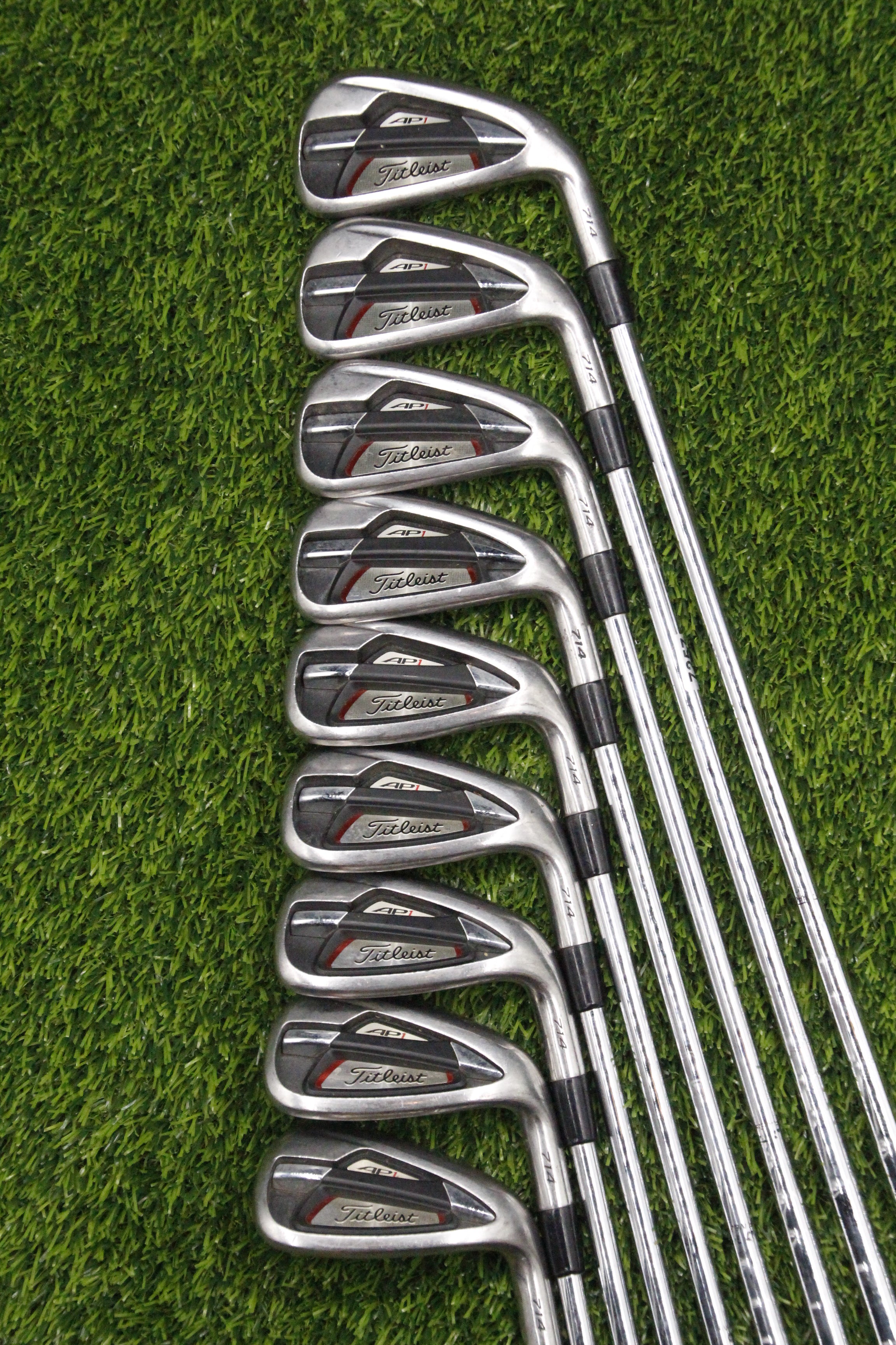 Titleist 714 AP1 Iron Set 4-PW AW GW S Flex +0.5"