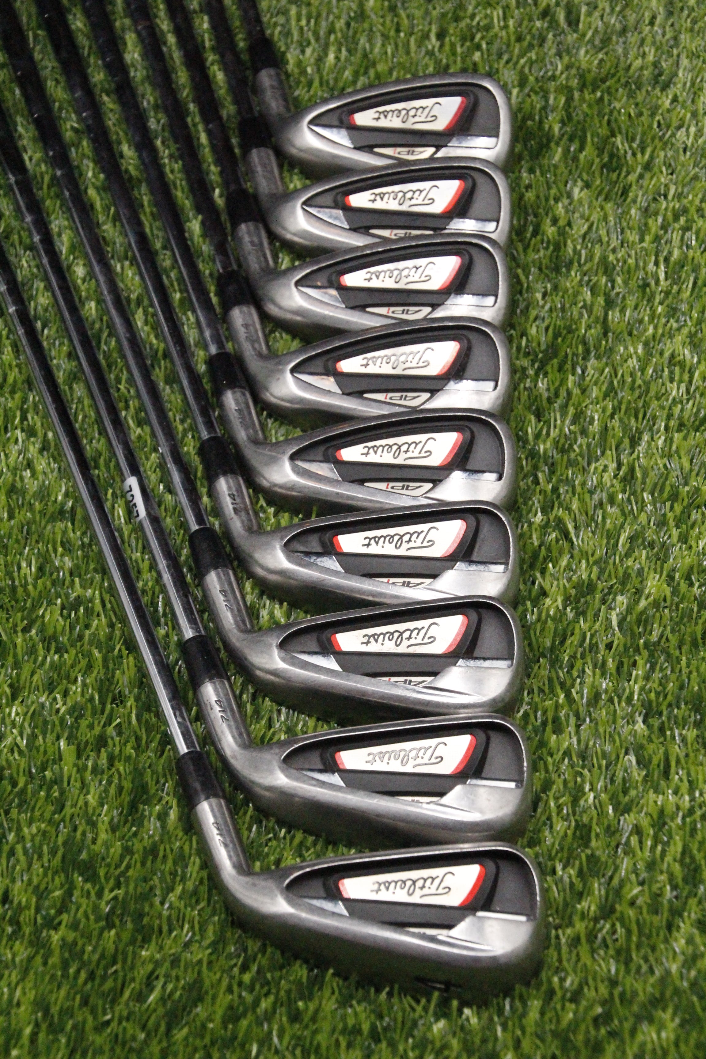 Titleist 714 AP1 Iron Set 4-PW AW GW S Flex +0.5"