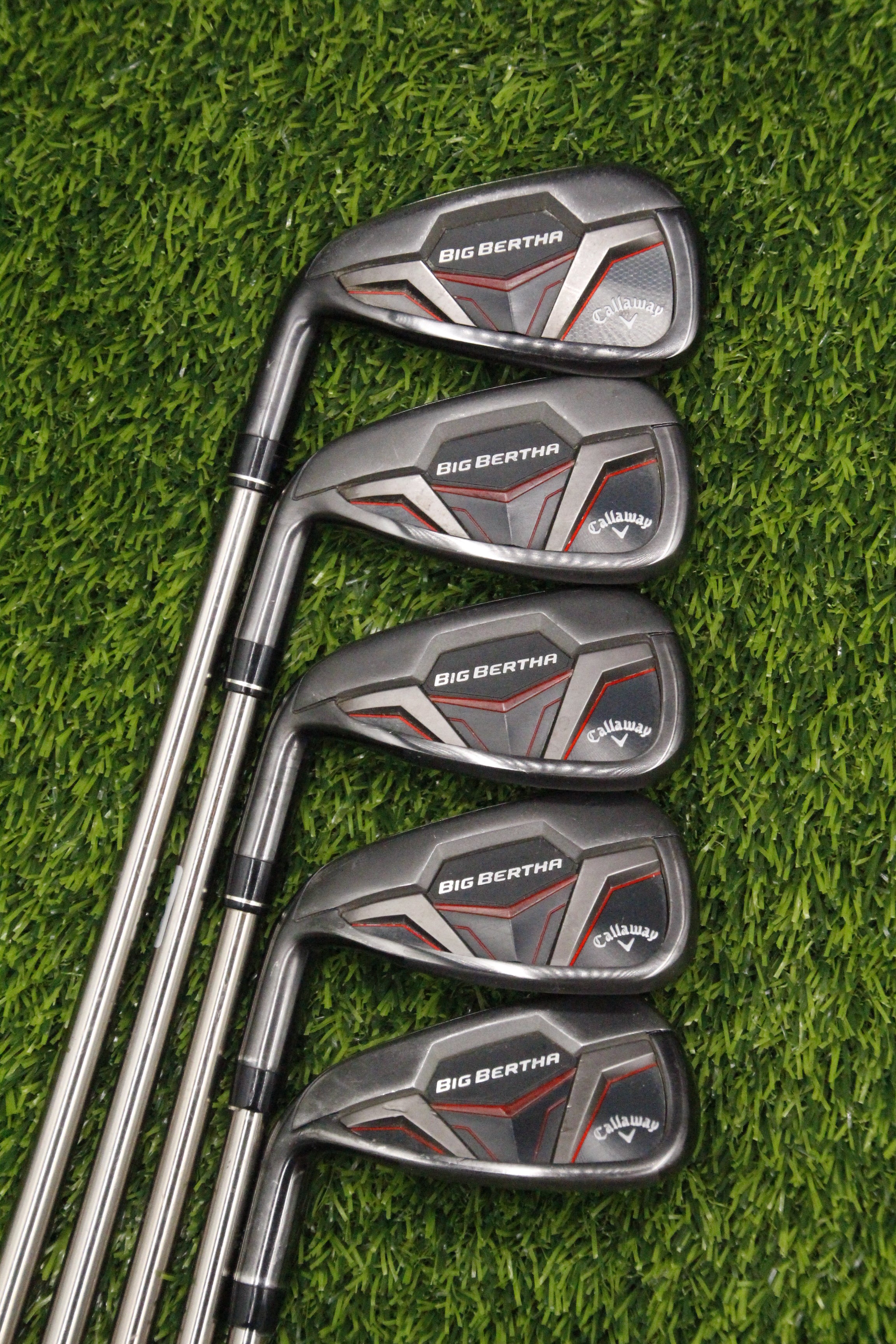 Lefty Callaway 2019 Big Bertha Iron Set 7-PW AW R Flex Std Length