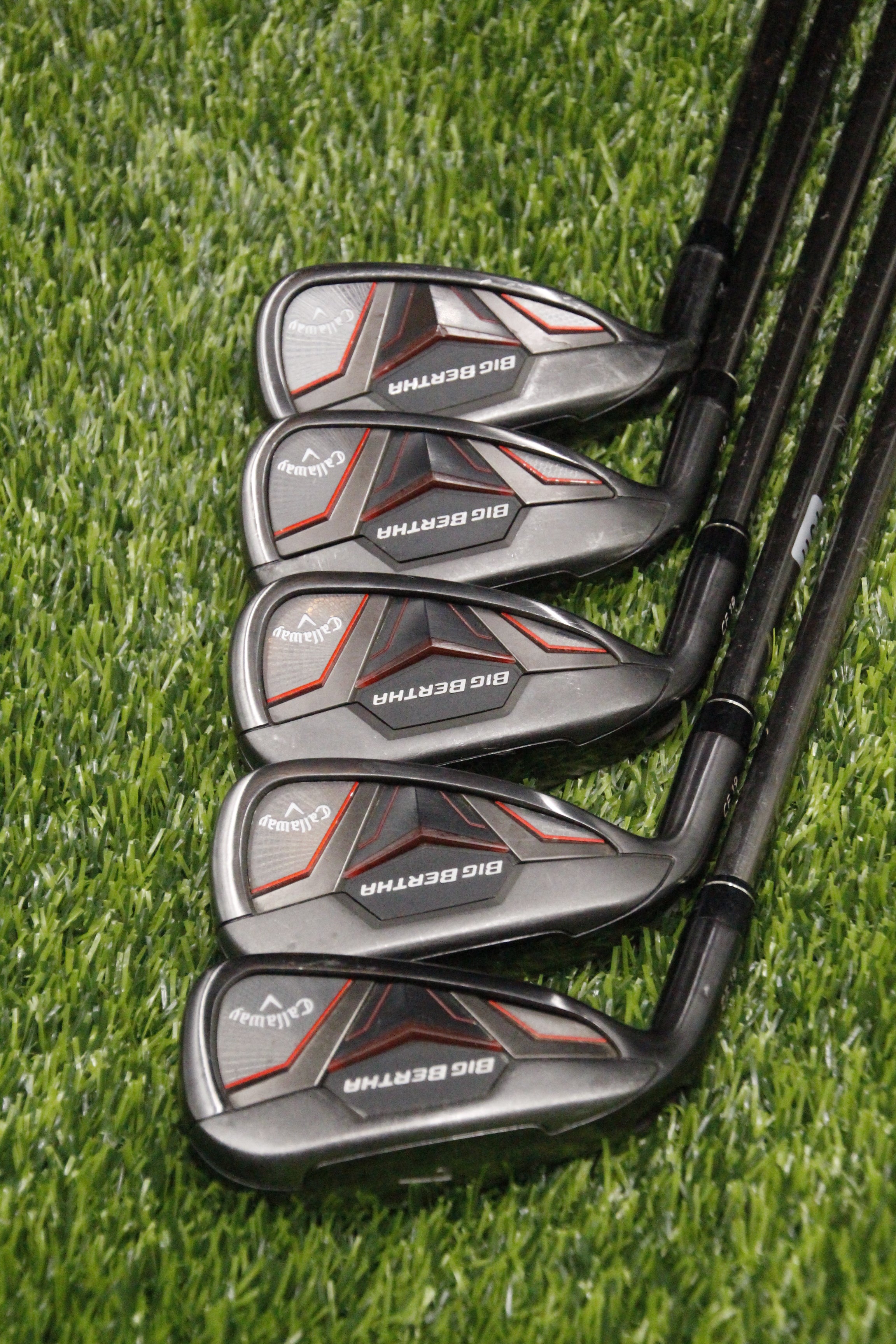 Lefty Callaway 2019 Big Bertha Iron Set 7-PW AW R Flex Std Length