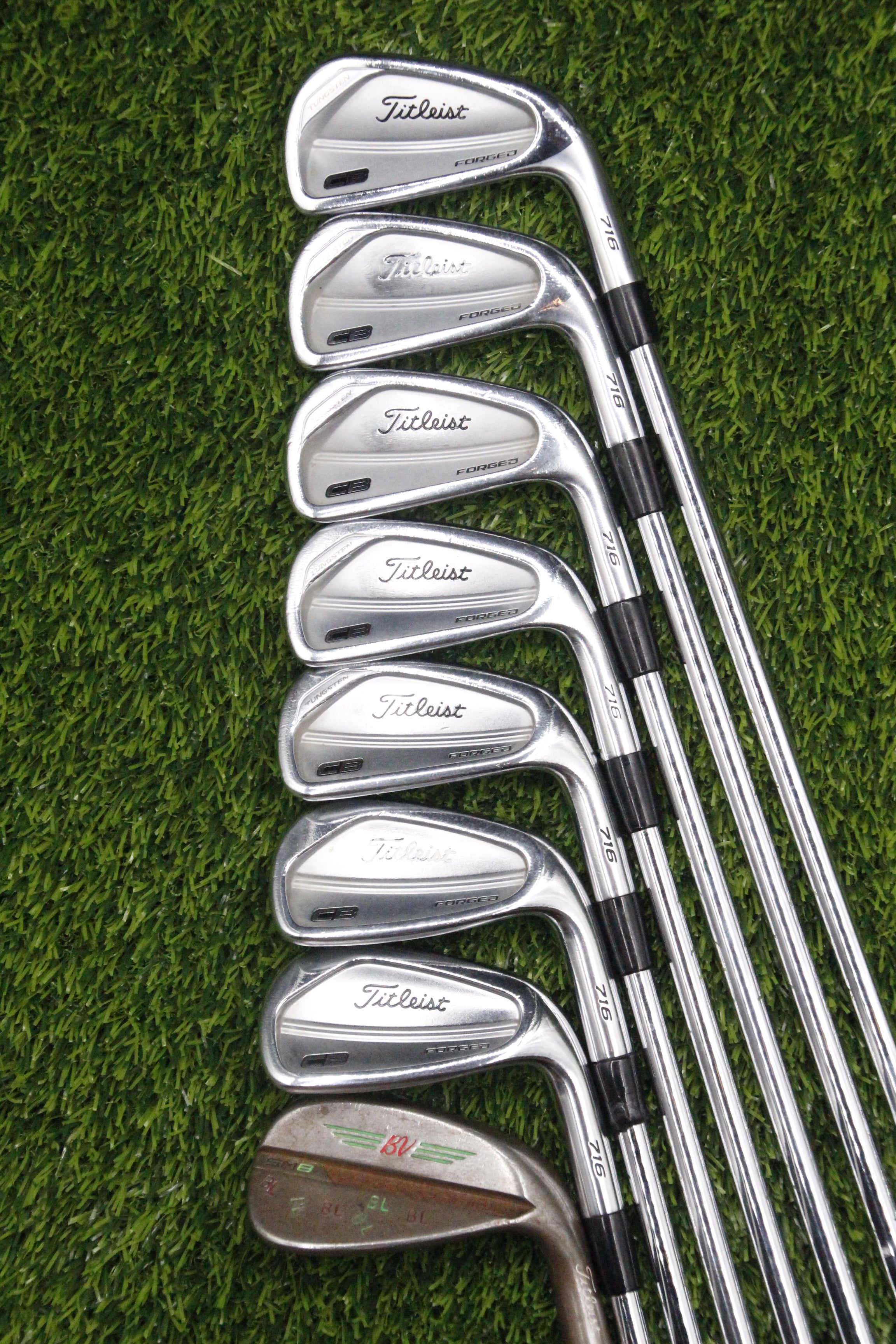Titleist 716 CB Iron Set 3-9i 46° S Flex +0.5"