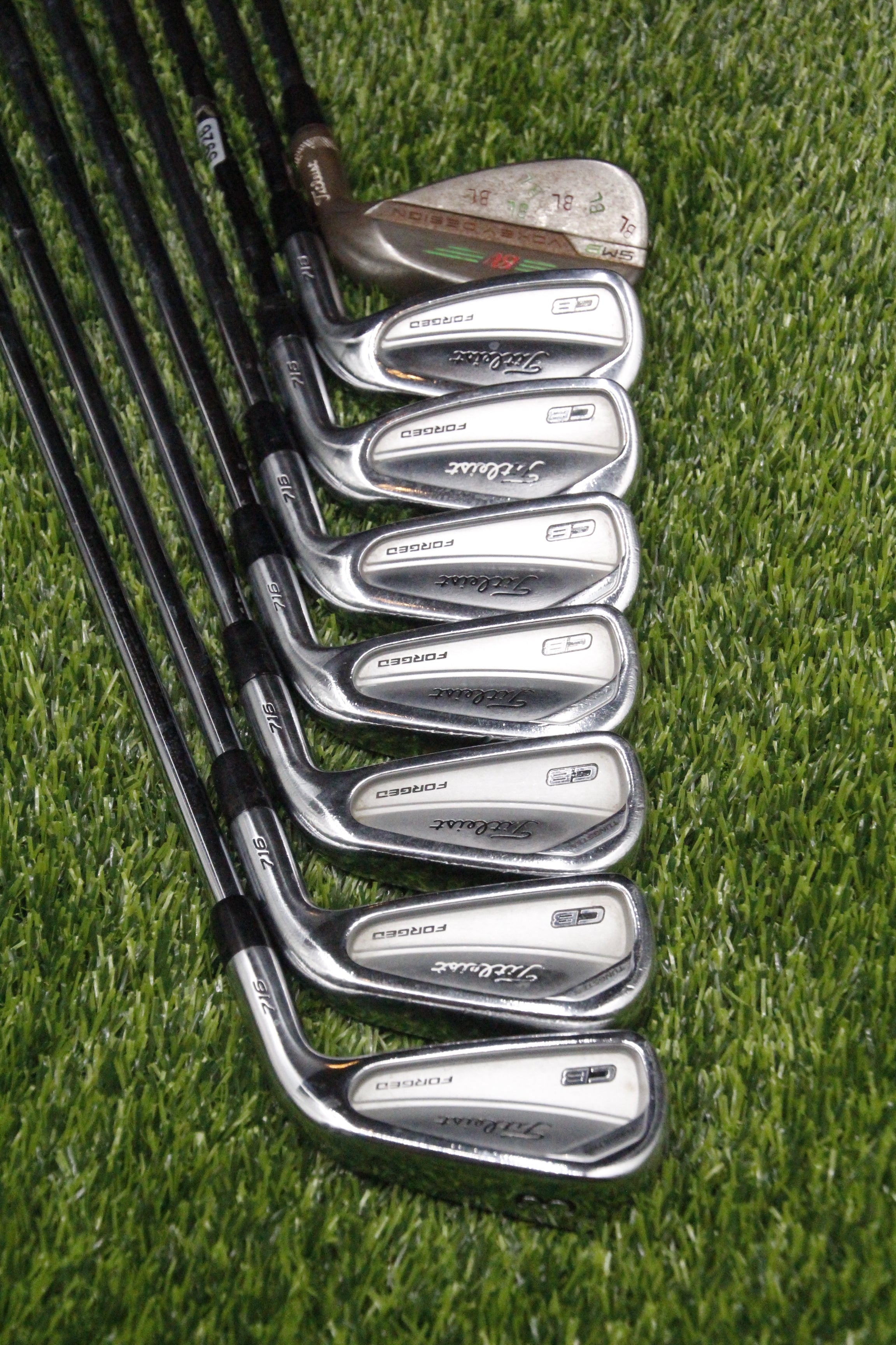Titleist 716 CB Iron Set 3-9i 46° S Flex +0.5"