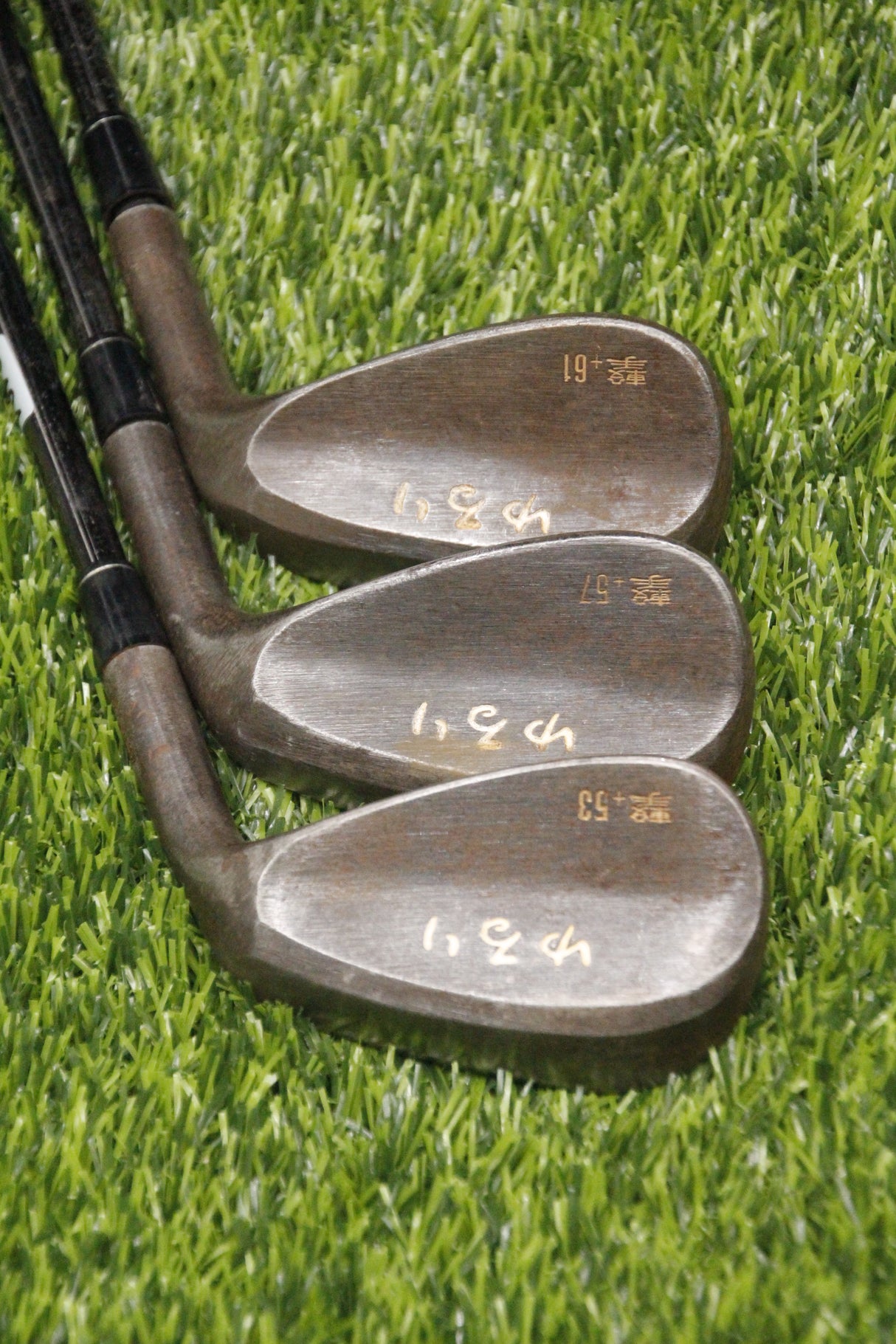 Yururi Keigekiku 53° 57° 61° Wedge Set L Flex 36.25" 36" 35.75"