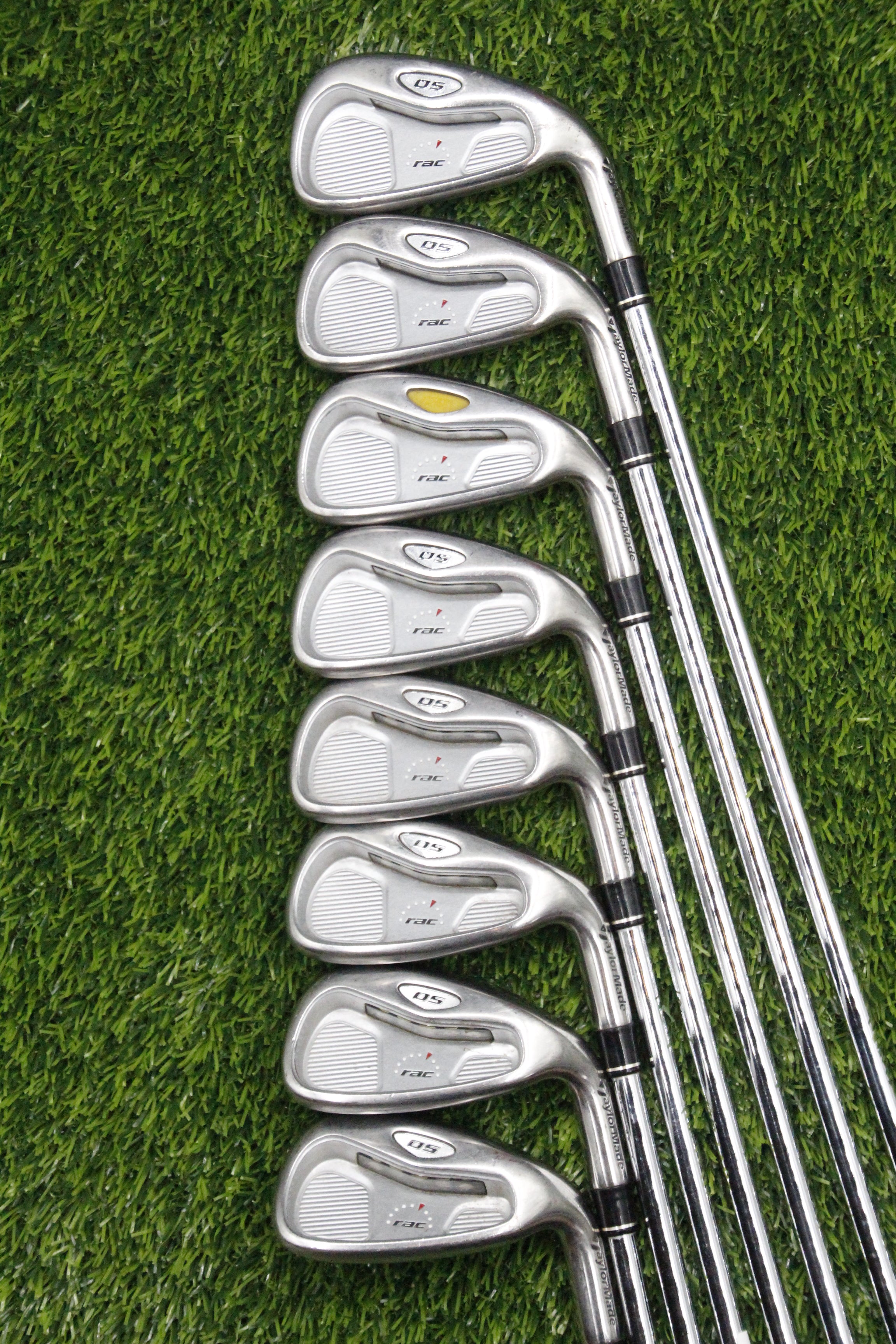TaylorMade Rac OS 2005 Iron Set 3-PW R Flex Std Length