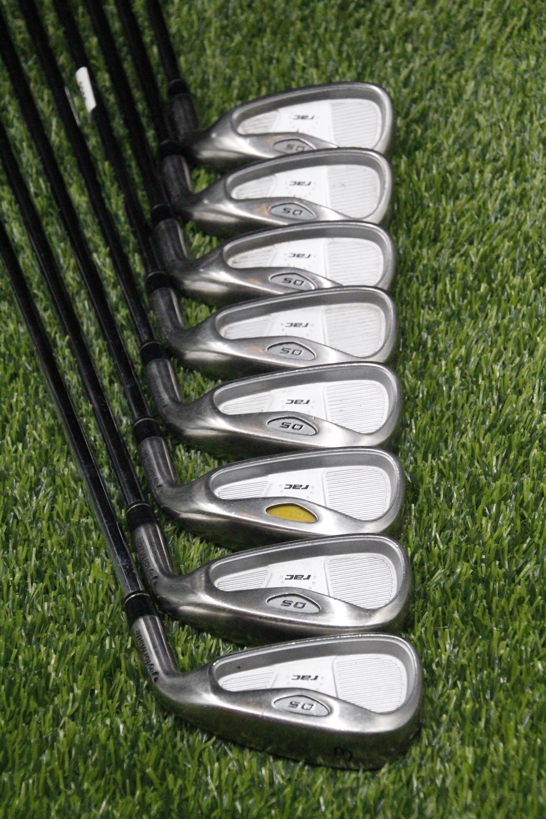 TaylorMade Rac OS 2005 Iron Set 3-PW R Flex Std Length