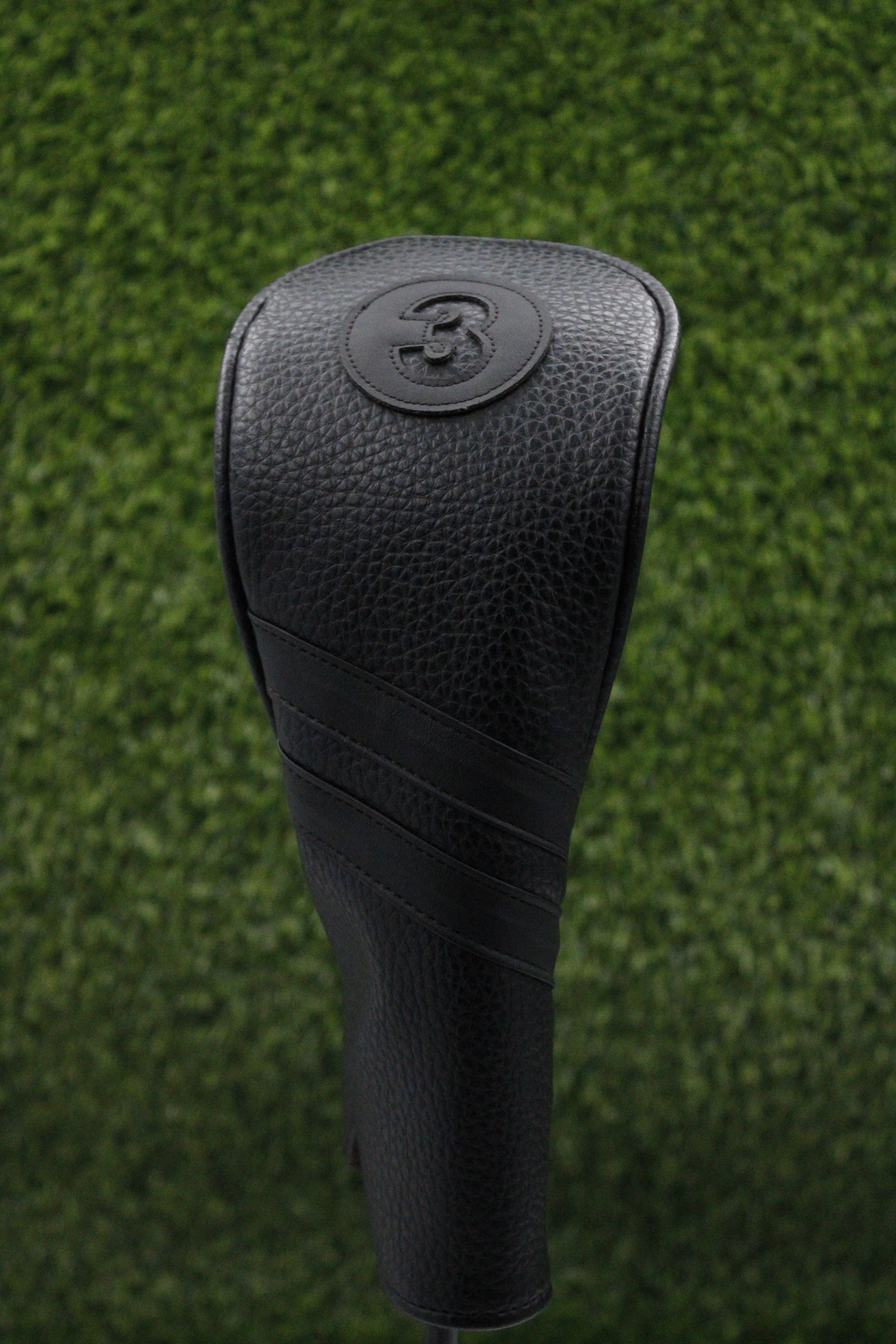 Pre-Owned Black 3 Stripes Fairway Wood Headcover
