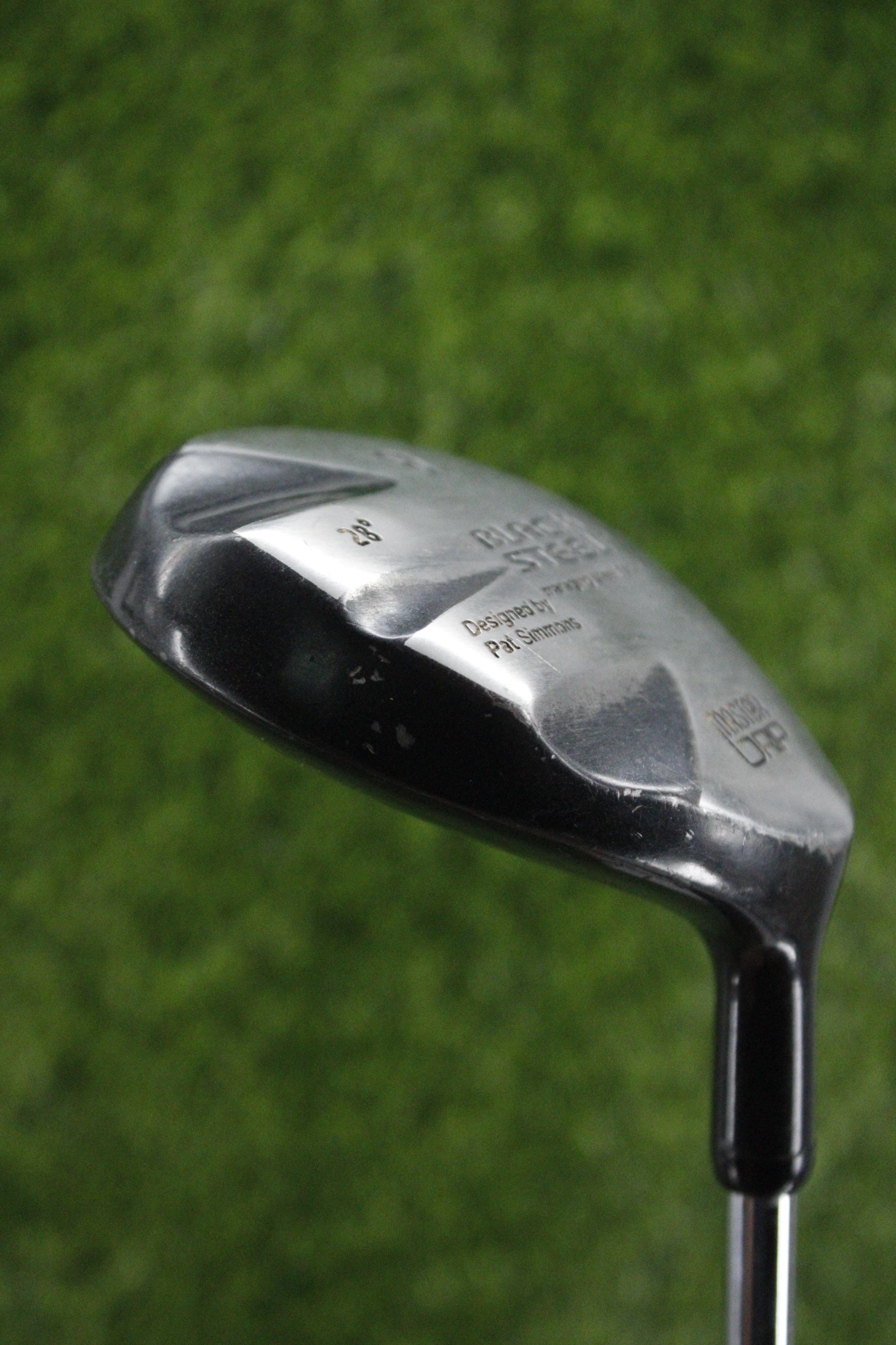 Pat Simmons Master Grip Black Steel 28° 9 Wood R Flex 39.75"