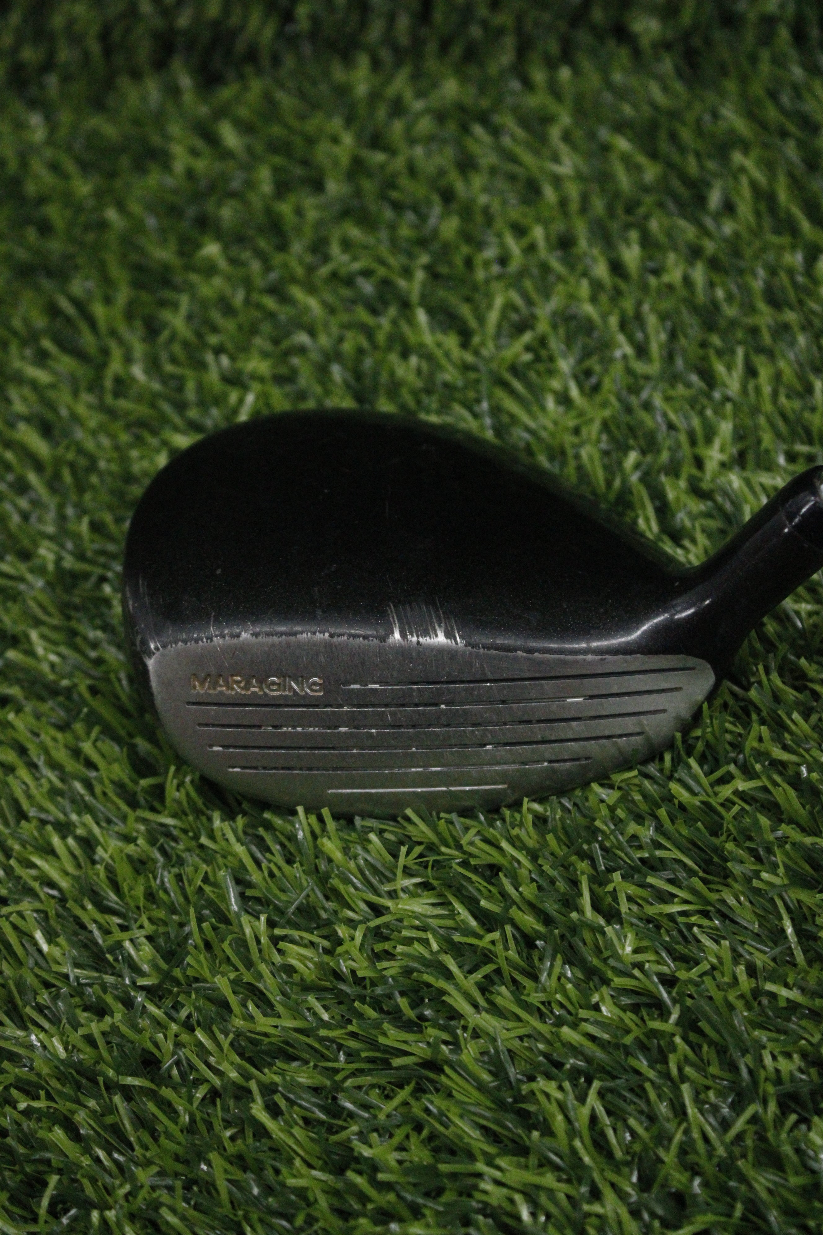 Pat Simmons Master Grip Black Steel 28° 9 Wood R Flex 39.75"