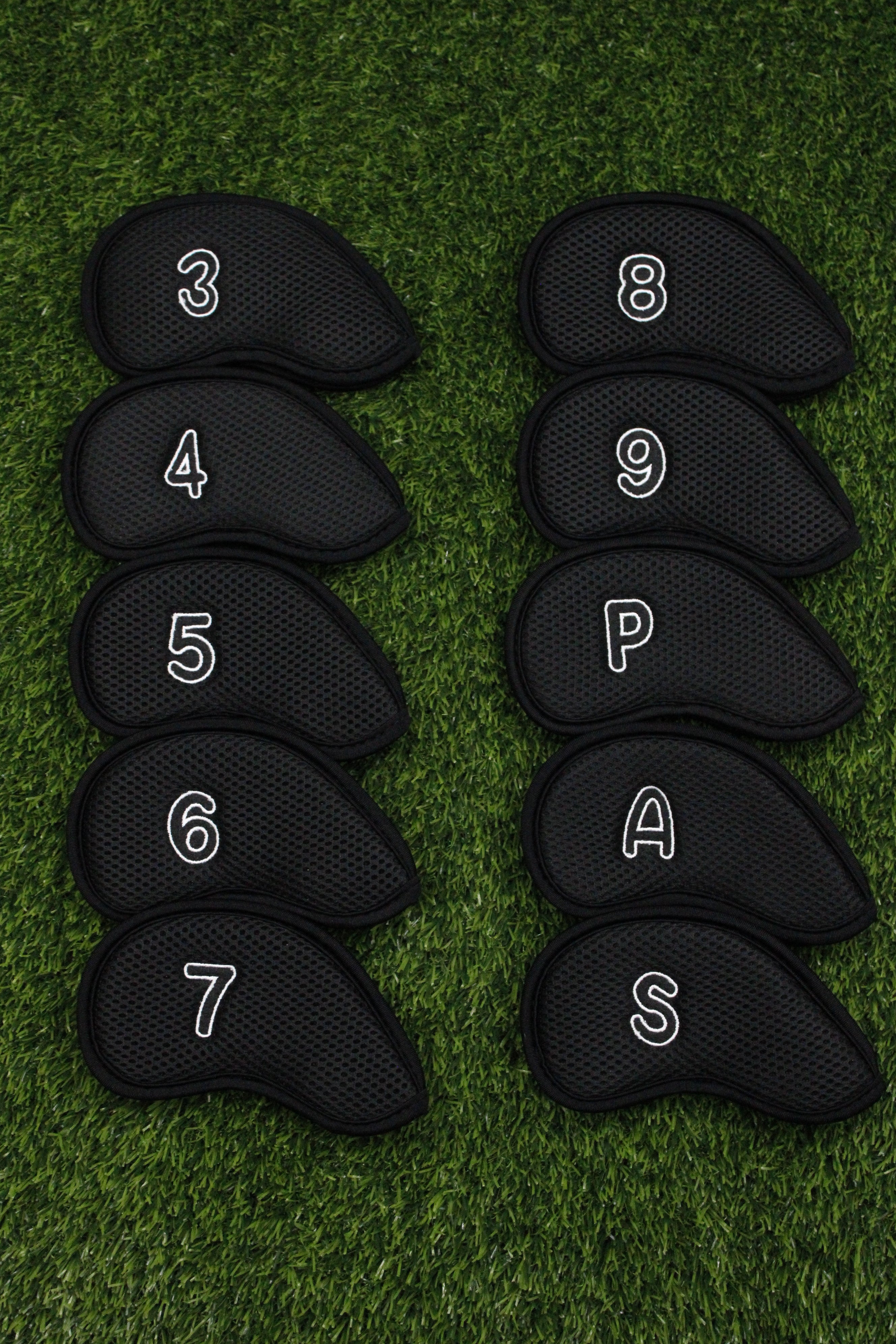Pre-Owned Black Mesh 3-PW AW SW Headcover