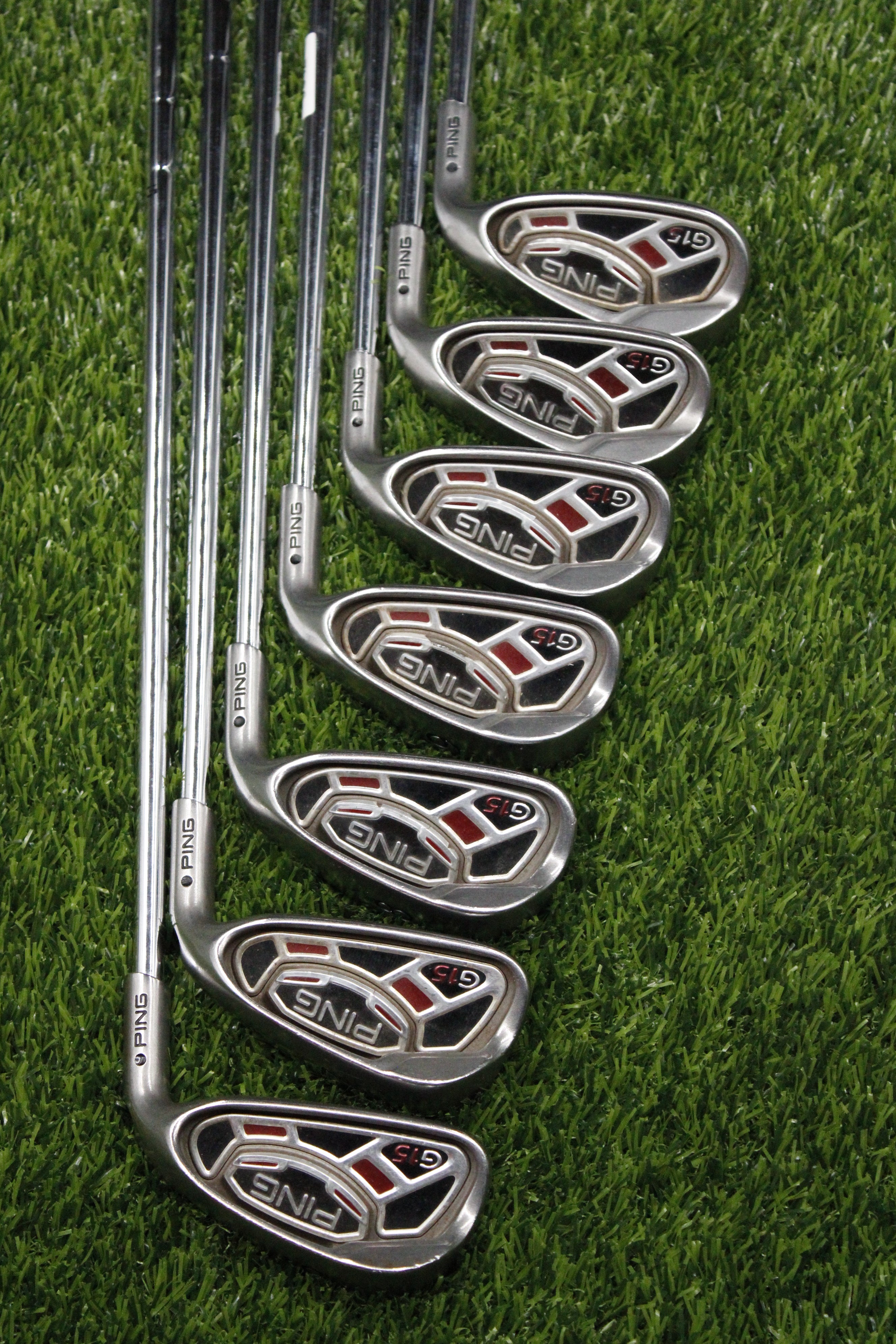 Ping G15 Iron Set 6-PW UW SW R Flex -0.5"