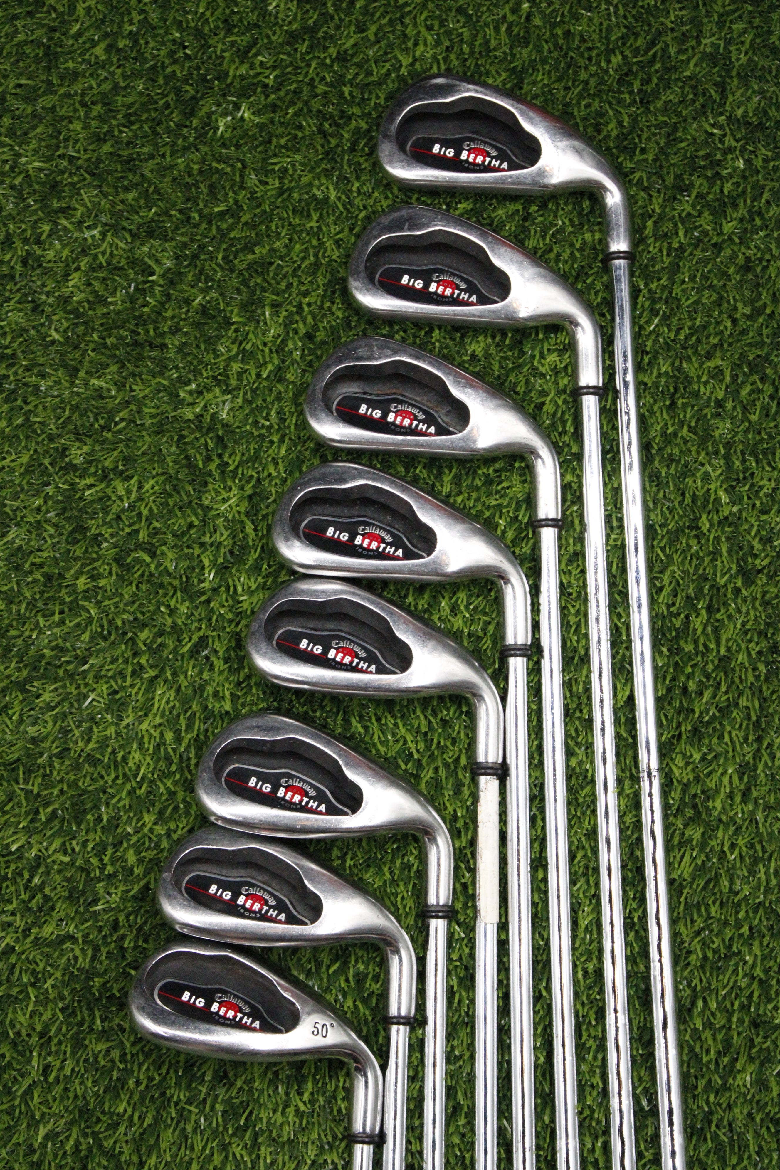 Callaway 2002 Big Bertha Iron Set 4-PW GW Uniflex Std Length