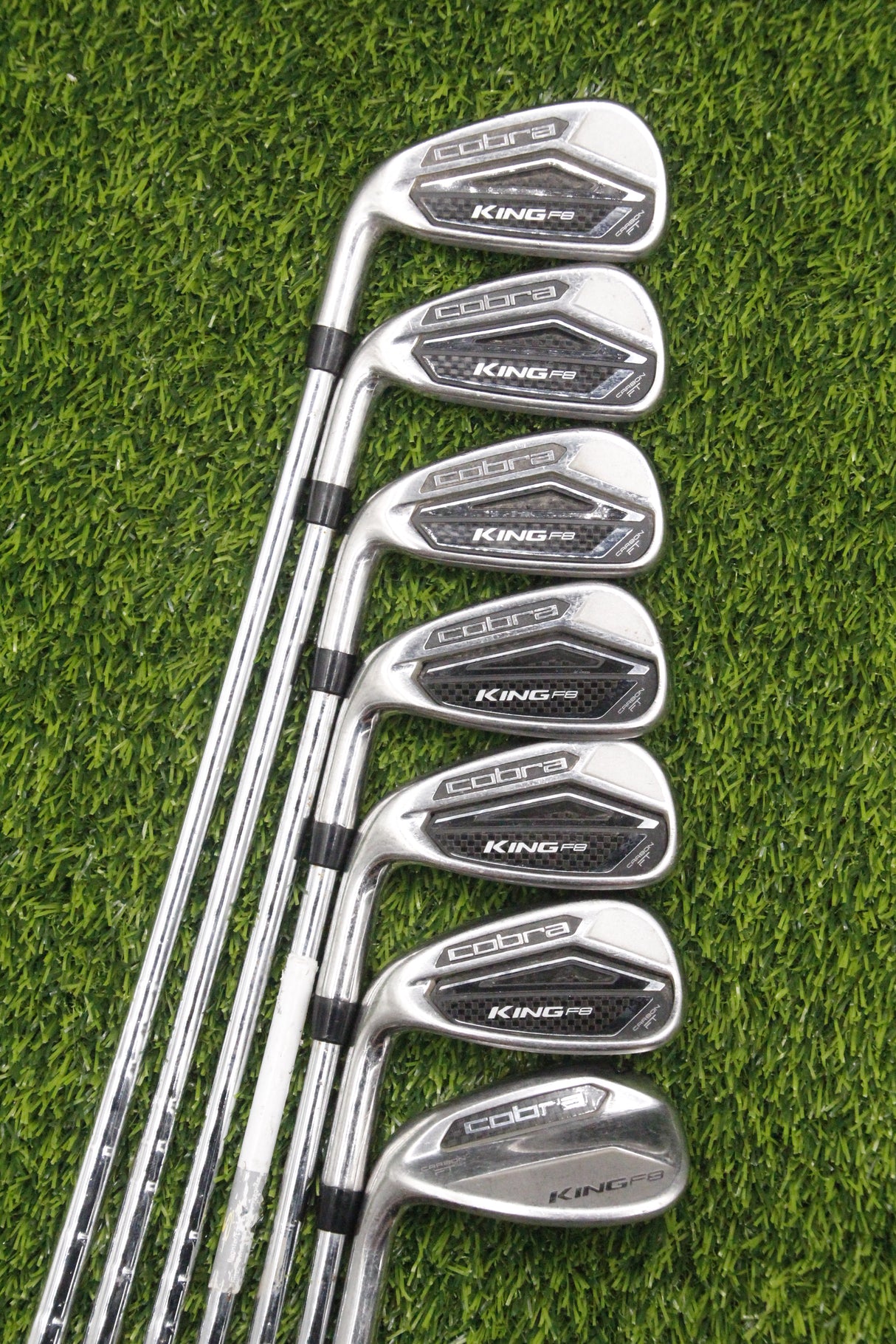 Lefty Cobra King F8 Iron Set 5-PW GW S Flex +0.5"