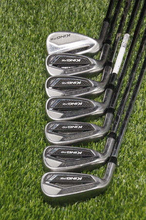 Lefty Cobra King F8 Iron Set 5-PW GW S Flex +0.5"