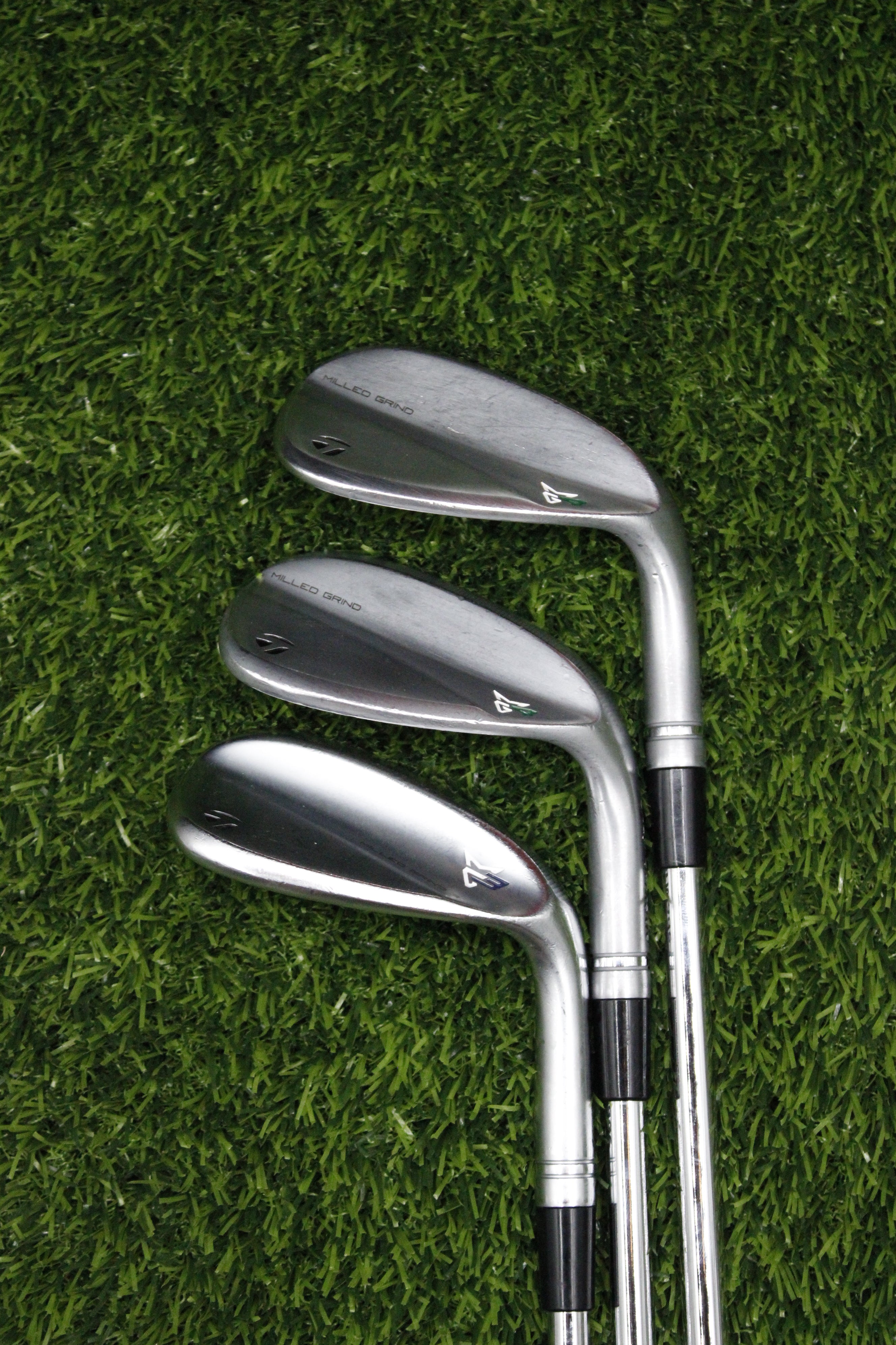 TaylorMade Milled Grind 4 Chrome 52° 56° 60° Wedge Set R Plus Flex