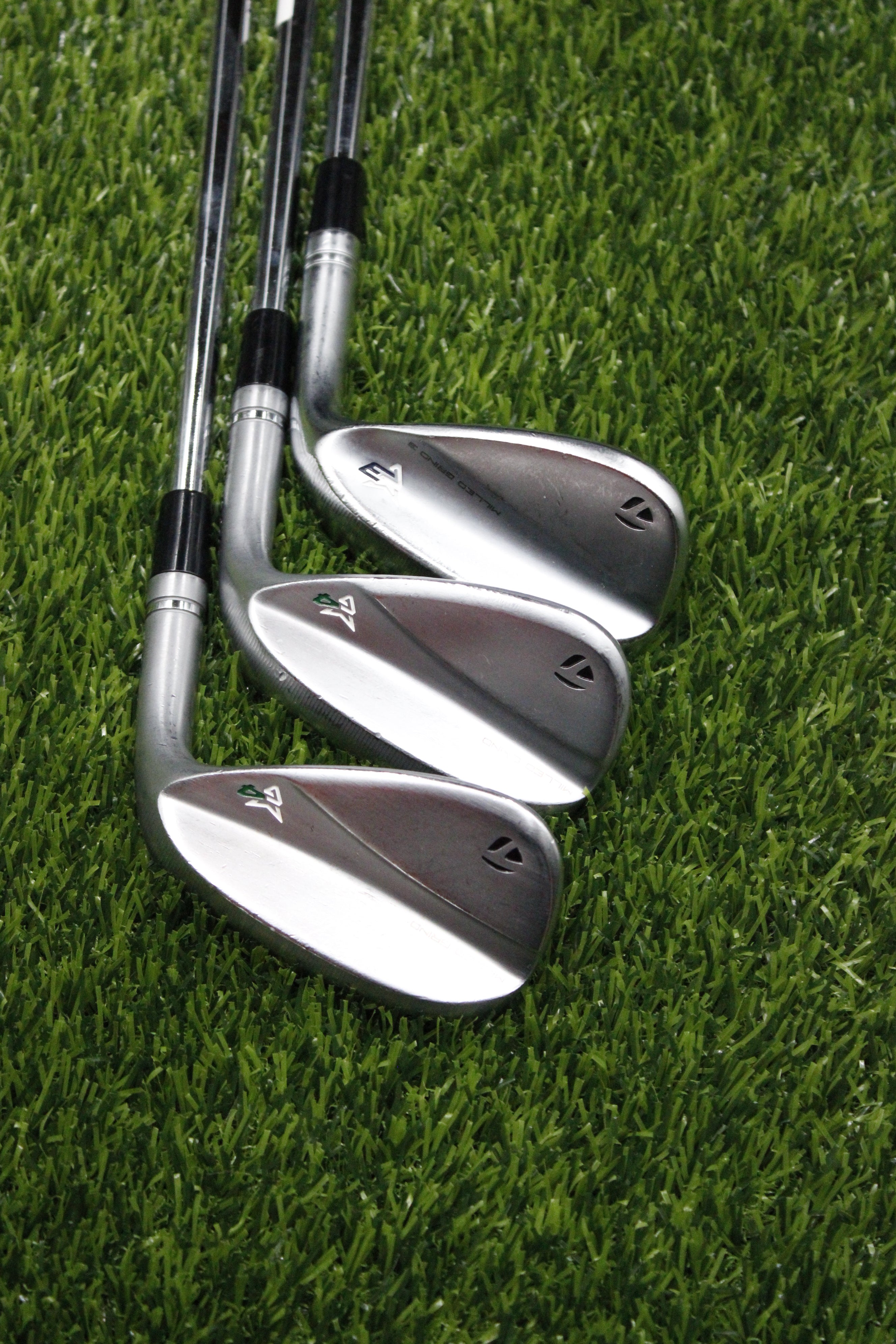 TaylorMade Milled Grind 4 Chrome 52° 56° 60° Wedge Set R Plus Flex