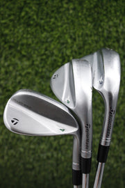 TaylorMade Milled Grind 4 Chrome 52° 56° 60° Wedge Set R Plus Flex