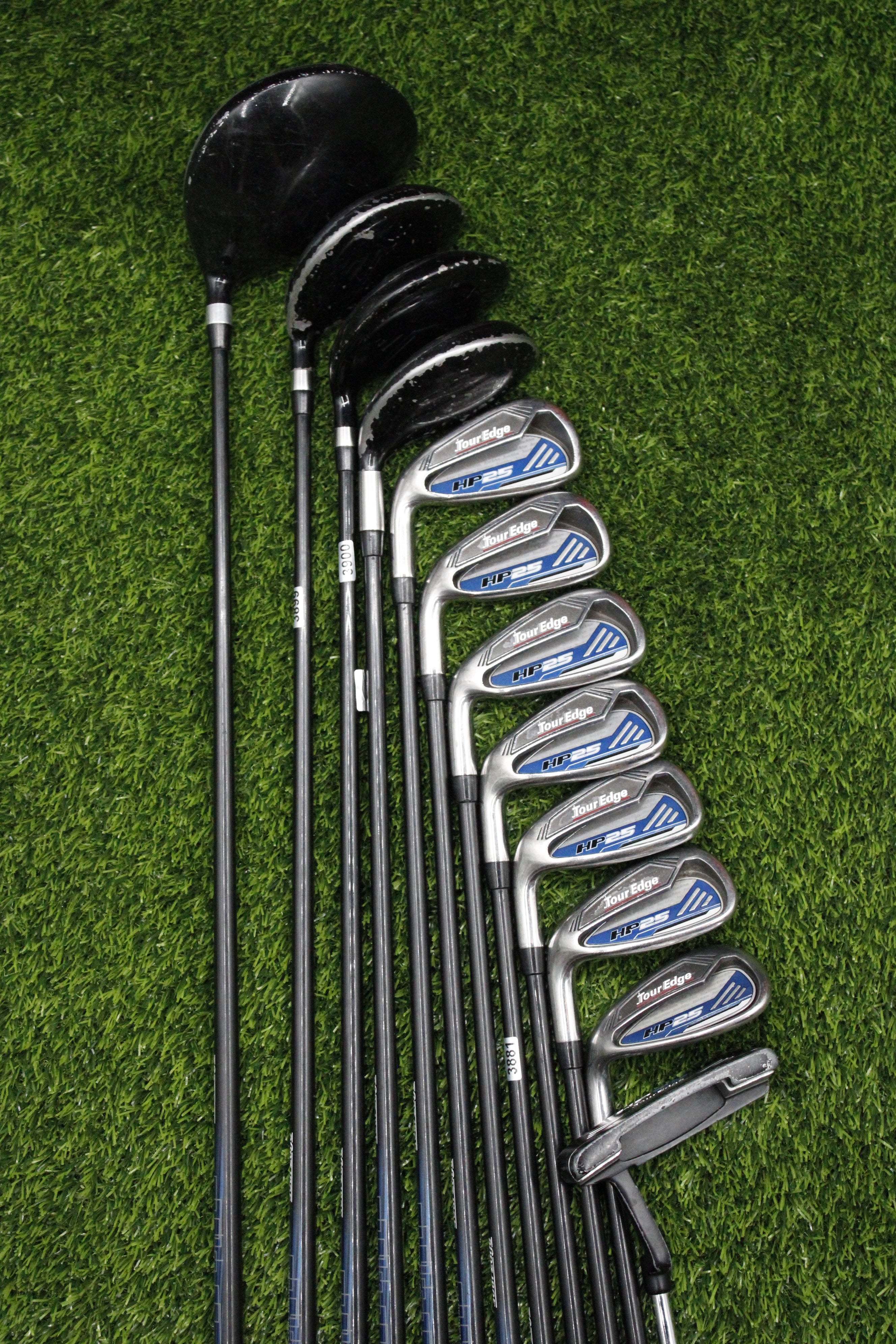 Lefty Tour Edge HP25 Par Set SR Flex -0.5"