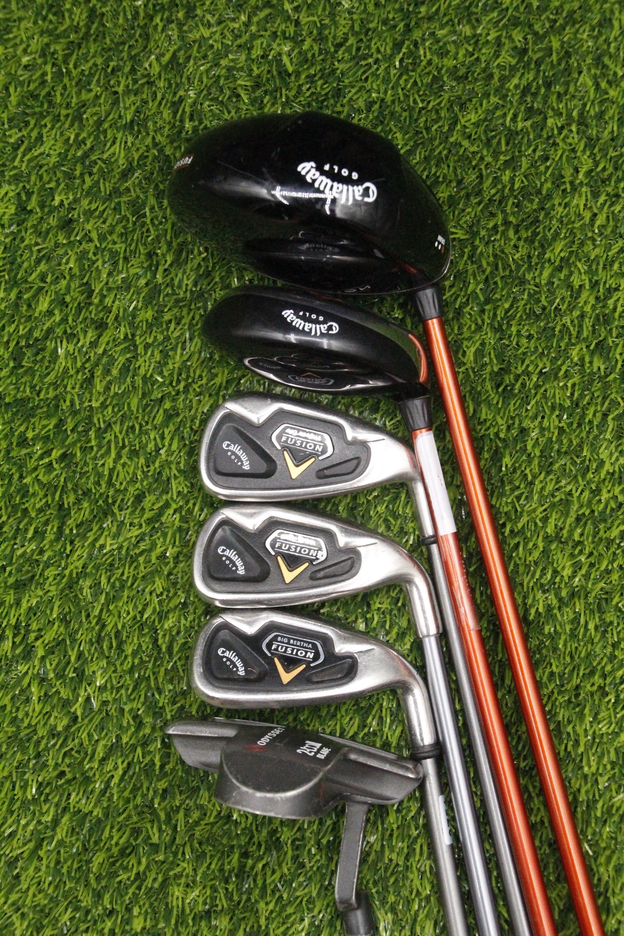 Callaway Big Bertha Fusion bogeys2Birdies Set S Flex Std Length