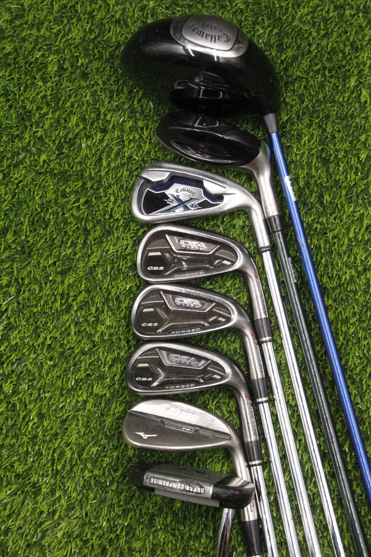Adams Idea Black CB2 bogeys2Birdies Set XS Flex +1.0"