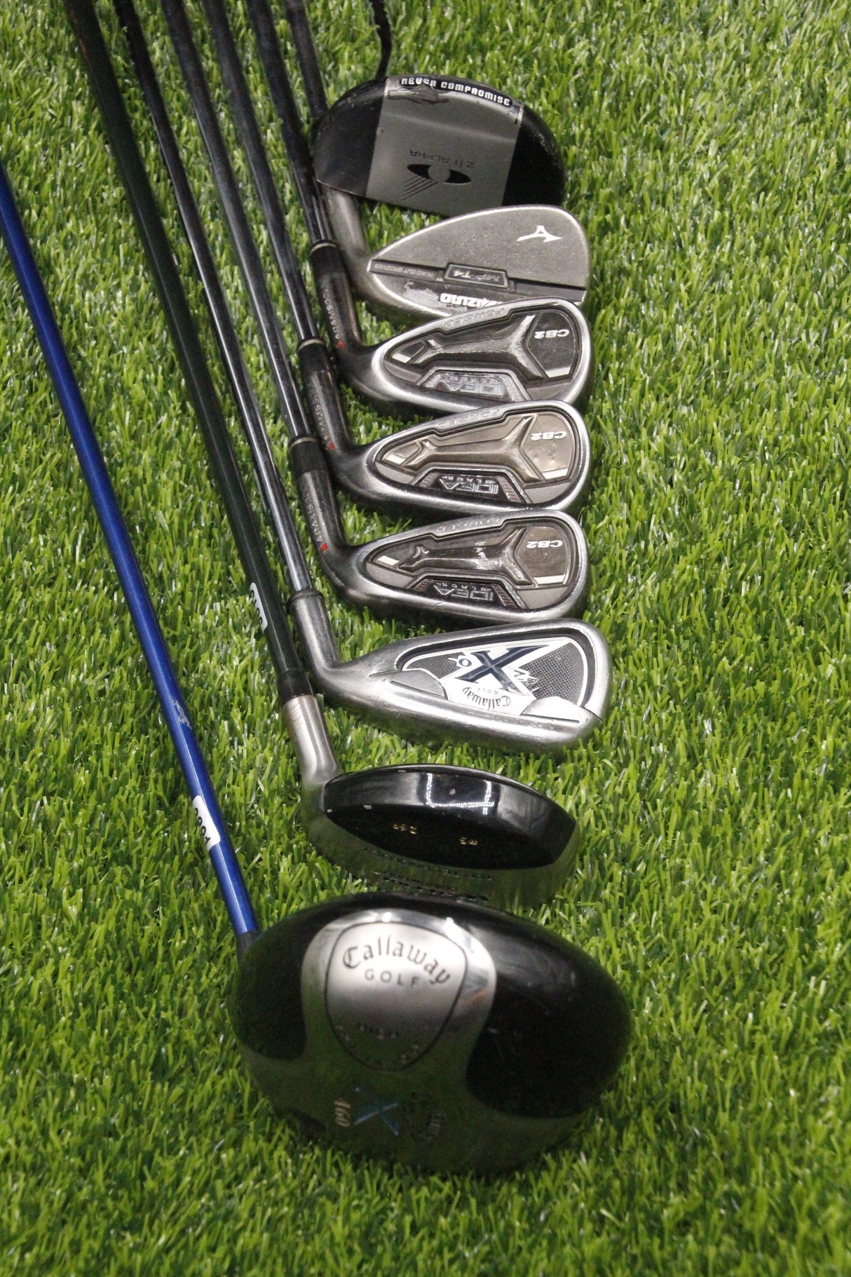 Adams Idea Black CB2 bogeys2Birdies Set XS Flex +1.0"