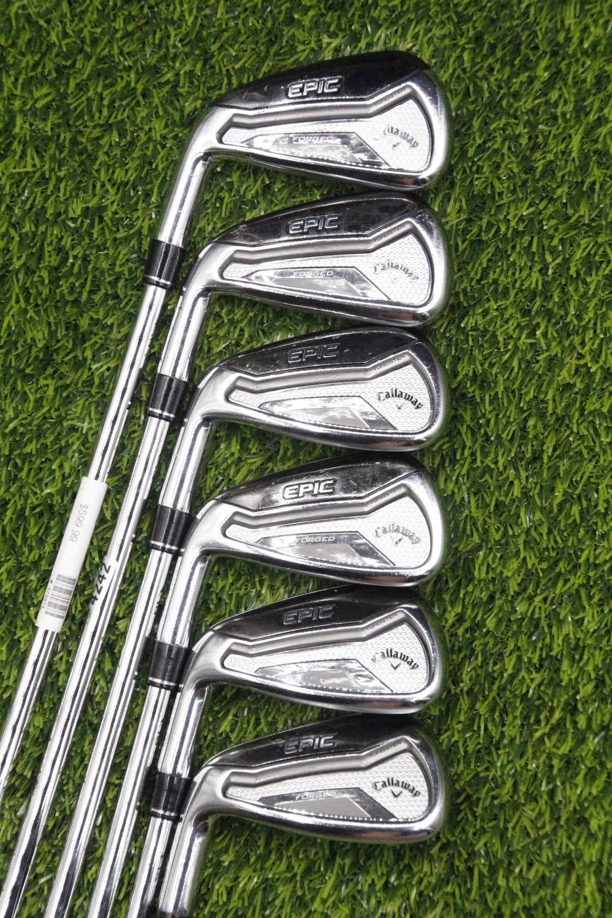 Lefty Callaway Epic Forged Iron Set 6-PW AW R Flex -0.25"