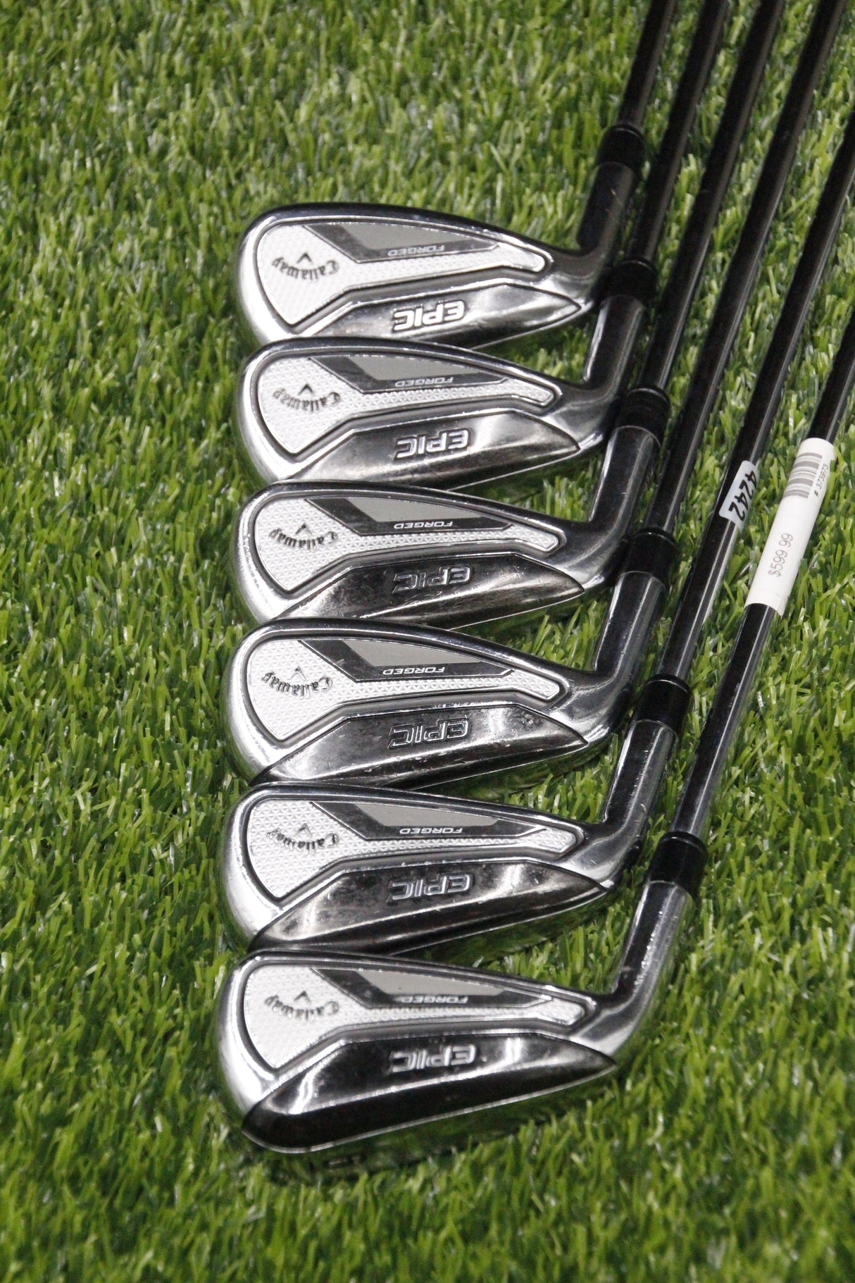 Lefty Callaway Epic Forged Iron Set 6-PW AW R Flex -0.25"