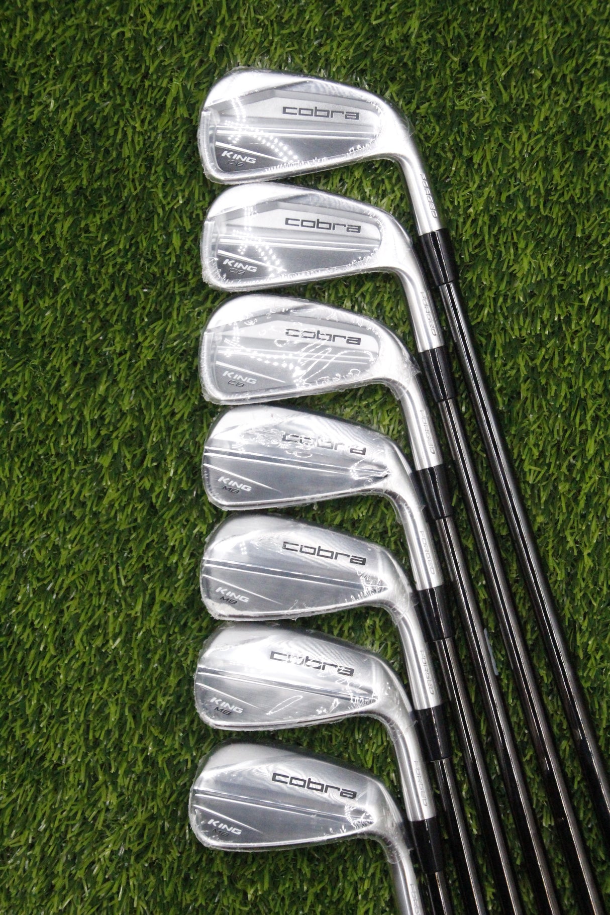 NEW Cobra 2023 KING Forged CB/MB Combo Iron Set 4-PW S Flex +0.5"