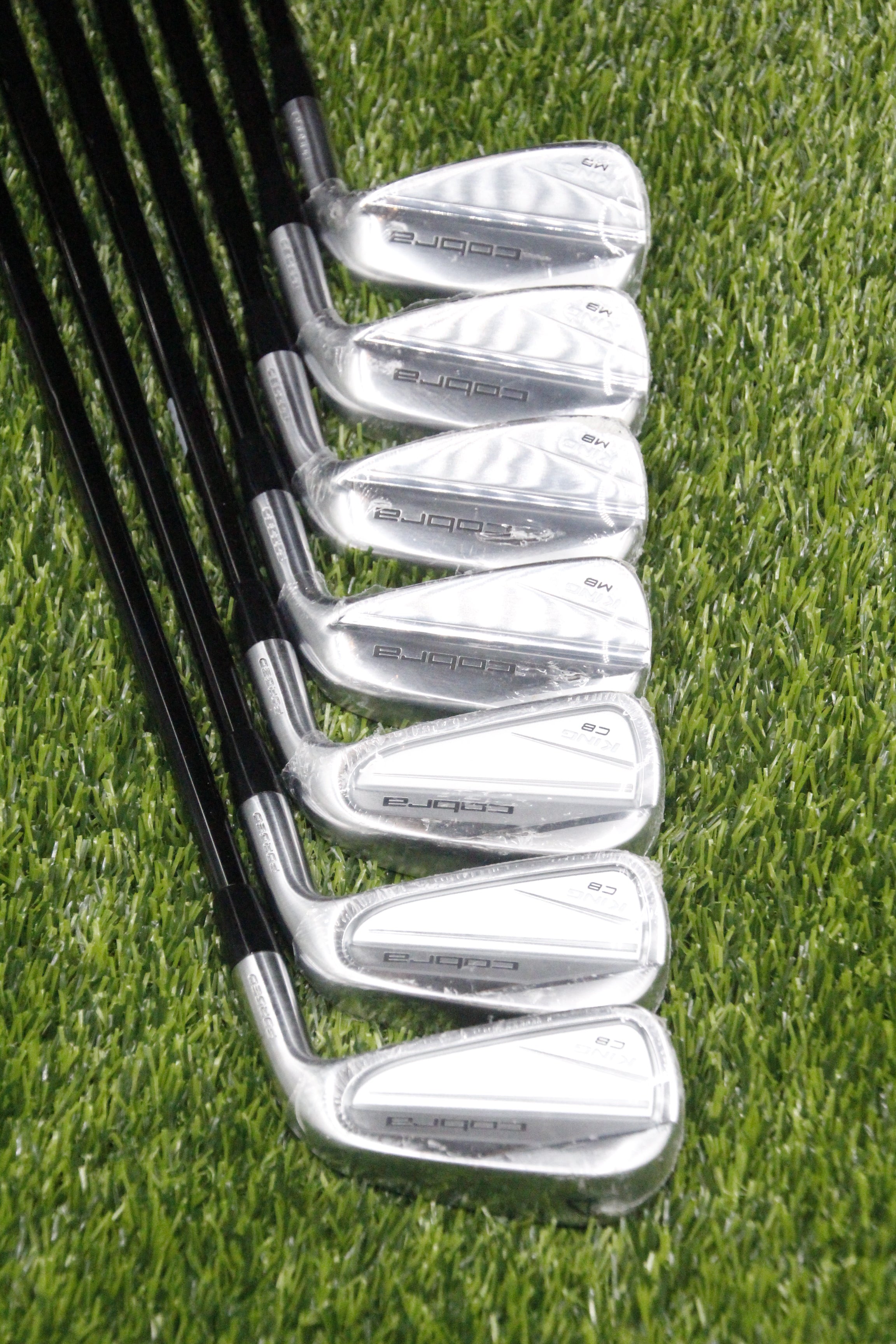 NEW Cobra 2023 KING Forged CB/MB Combo Iron Set 4-PW S Flex +0.5"