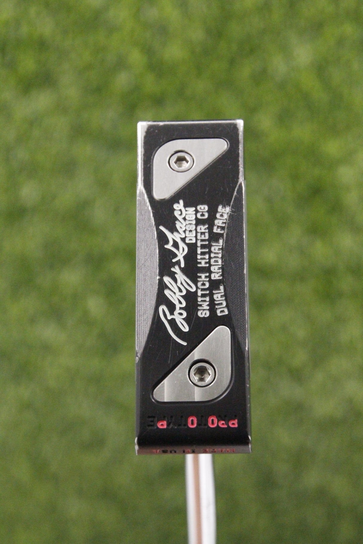 Bobby Grace Switch Hitter CG Dual Radial Face Prototype Putter 34.5" w/ HC