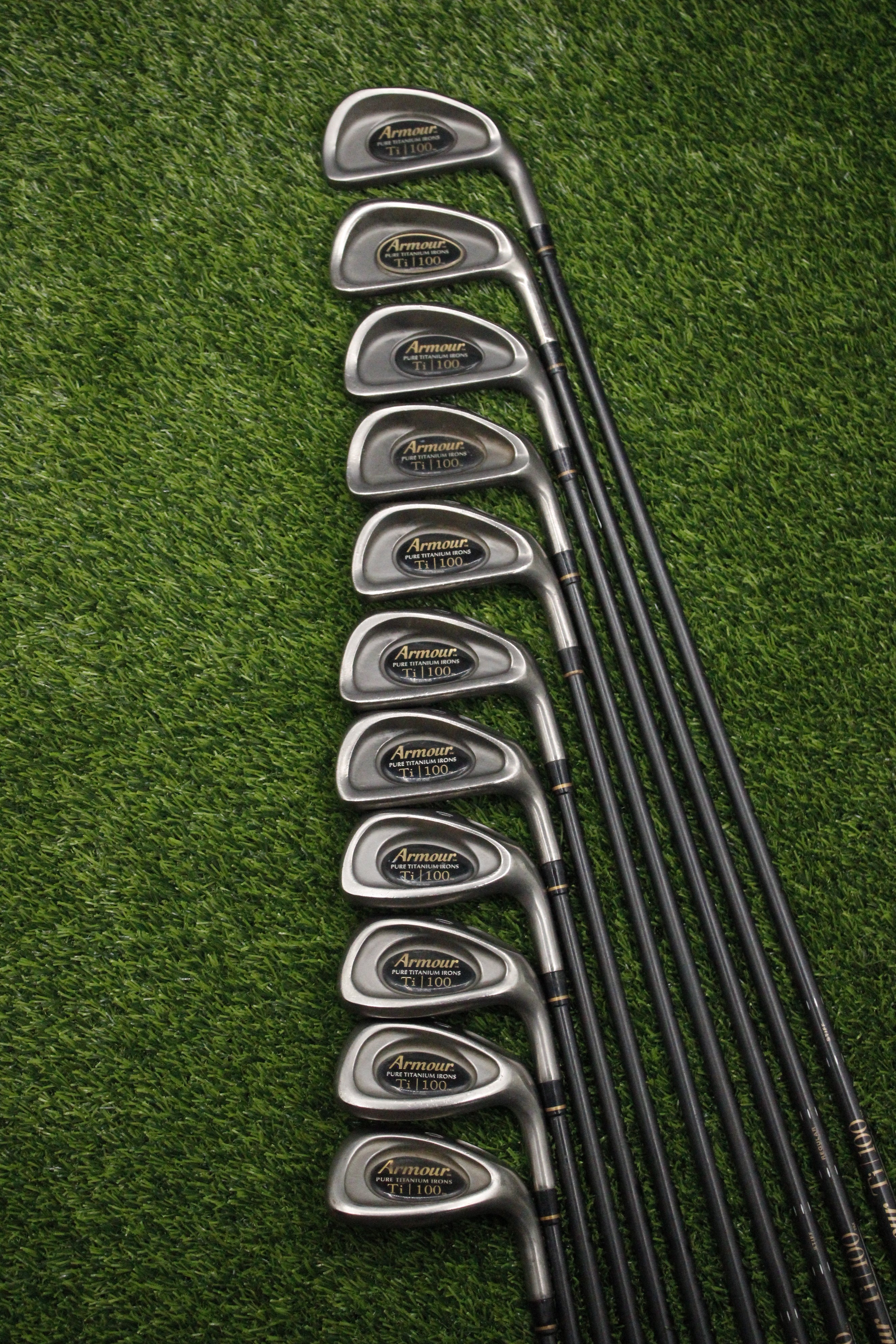 Tommy Armour Titanium 100 Iron Set 1-PW GW R Flex -0.5"
