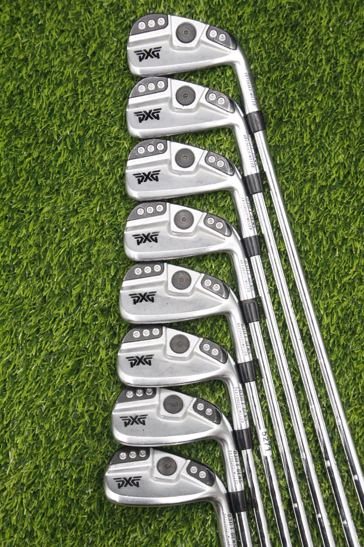 PXG 0311 T GEN5 Chrome Iron Set 4-PW GW XS Flex Std Length